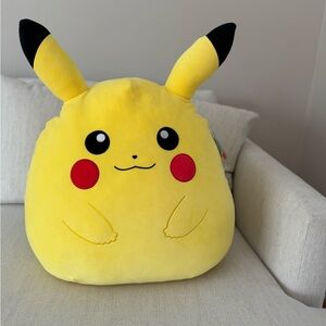 Jumbo Squishmallows Yellow Pikachu Plush Toy 26”